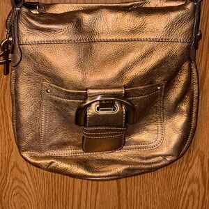 B. Makowsky Bronze Crossbody Bag